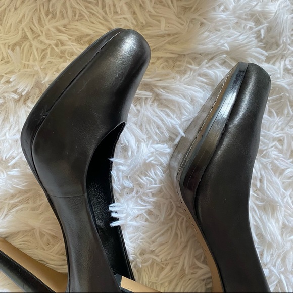 HALOGEN Black Leather Heels from Nordstrom with box size 7.5 - Picture 6 of 11